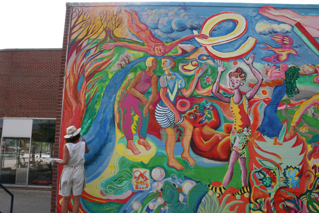 Detail of mural