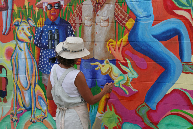 Detail of mural