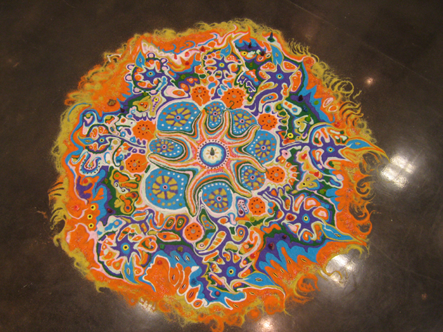 Completed Sugar Mandala