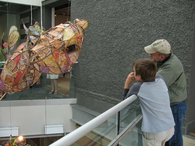 People watching cocoon